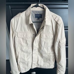 Banana Republic off-white cotton jacket